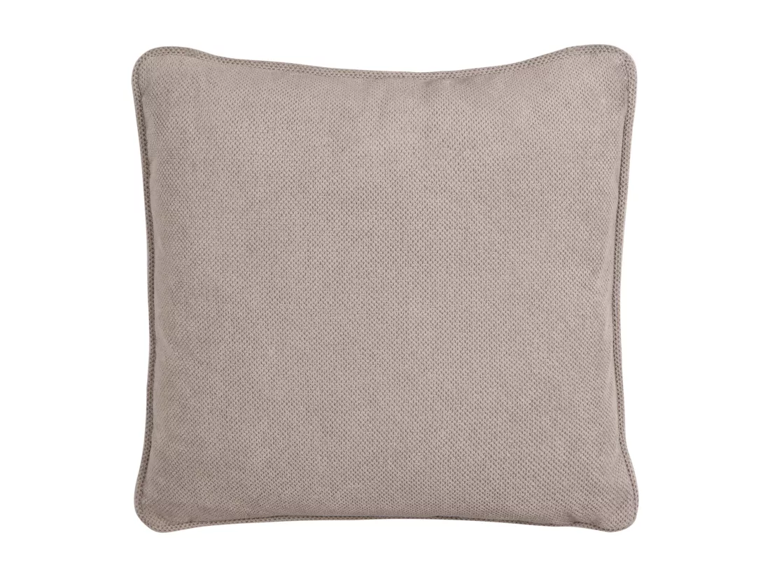 Chaise longue en tissu taupe CHARMES