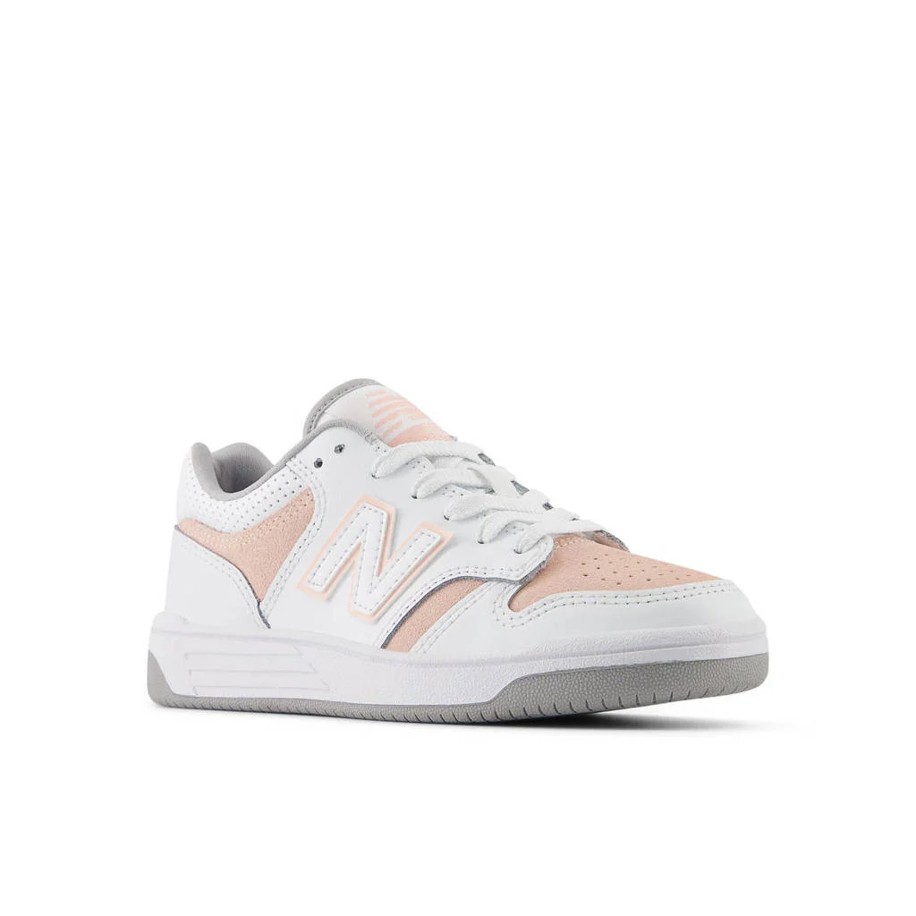 New Balance 480sneakers wit/koraalrood