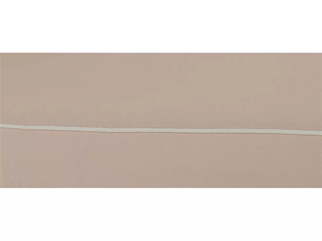 Connie | Chaise longue d'extérieur en oléfine eau de rose et structure en acier