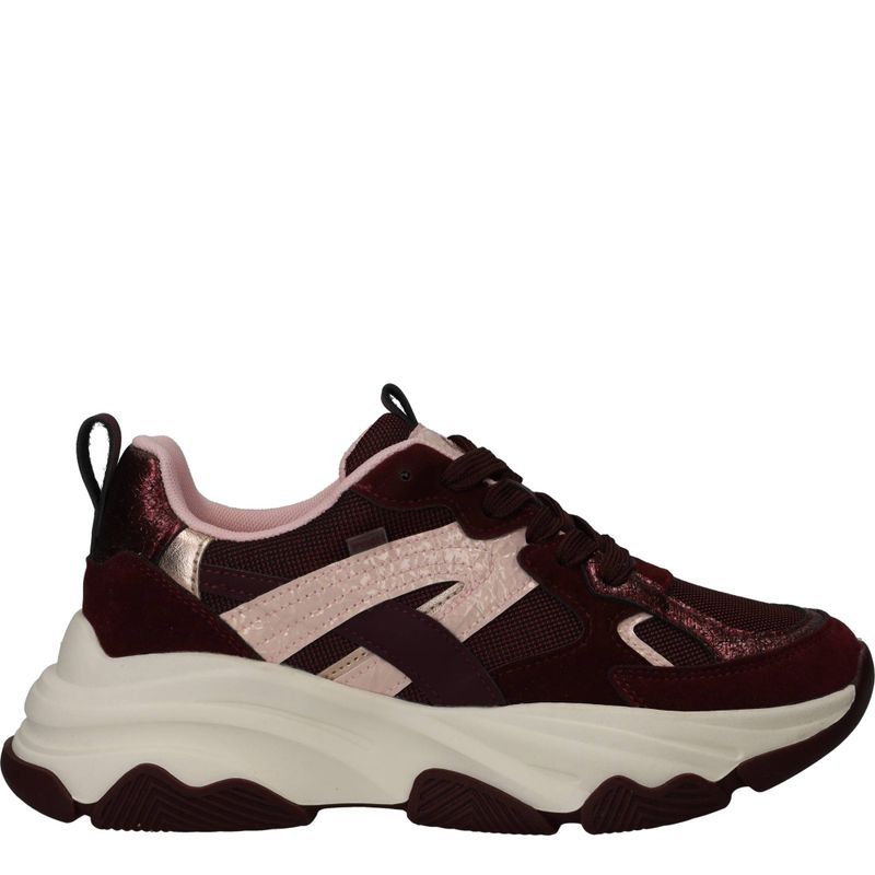 POSH by Poelman Sneakers Rood Dames