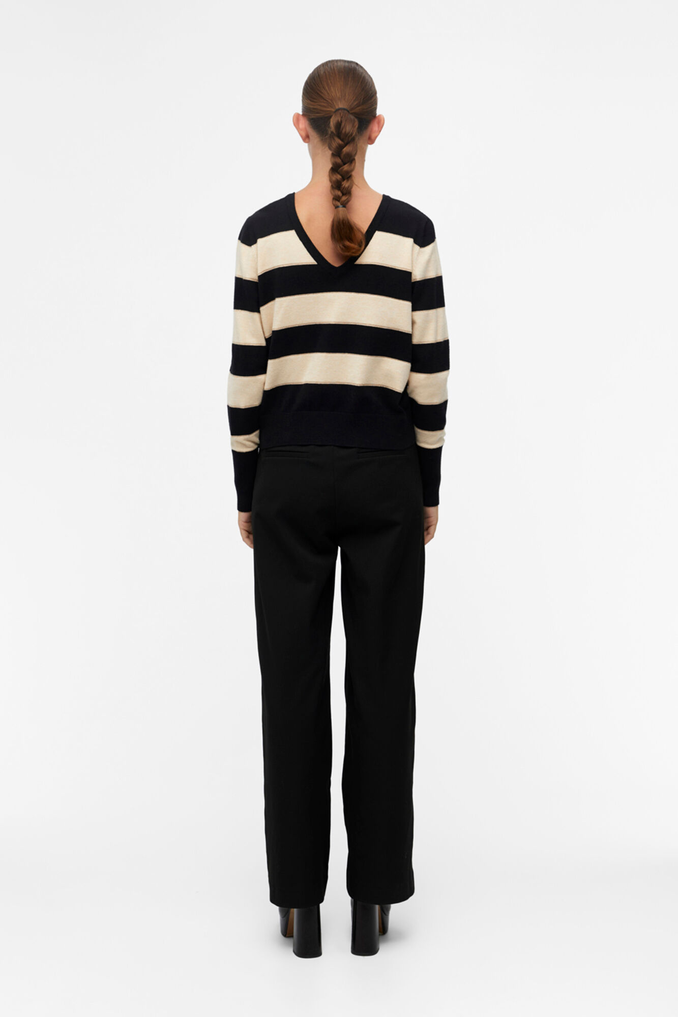 Camisa de punto Ecovero - Negro