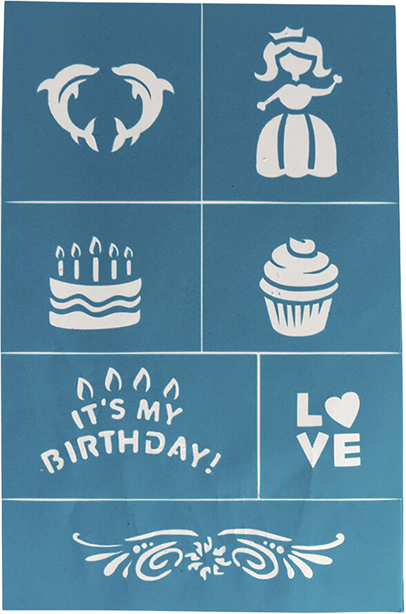 Oh Flossy Oh Flossy - Ansigtmaling- og make-up stencils