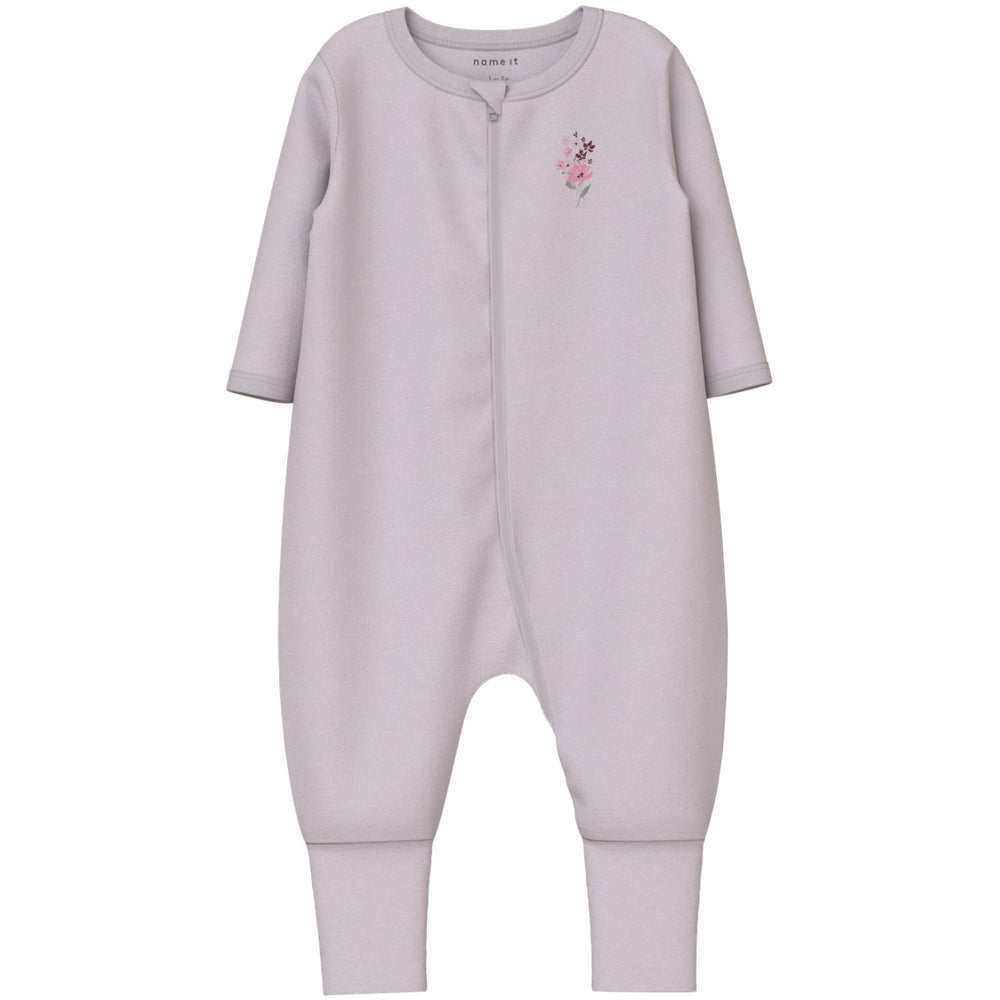 Køb Name It Jet Stream Nbfnightsuit 2P Zip Ff Flower Noos