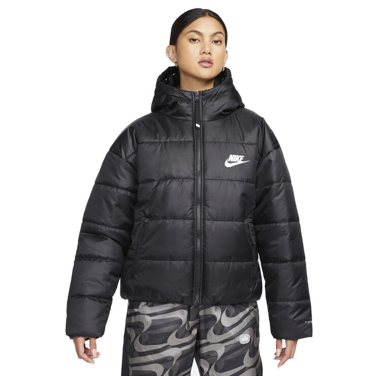 Nike Sportswear Therma-FIT Repel Synthetic-Fill Hooded jakke Sort