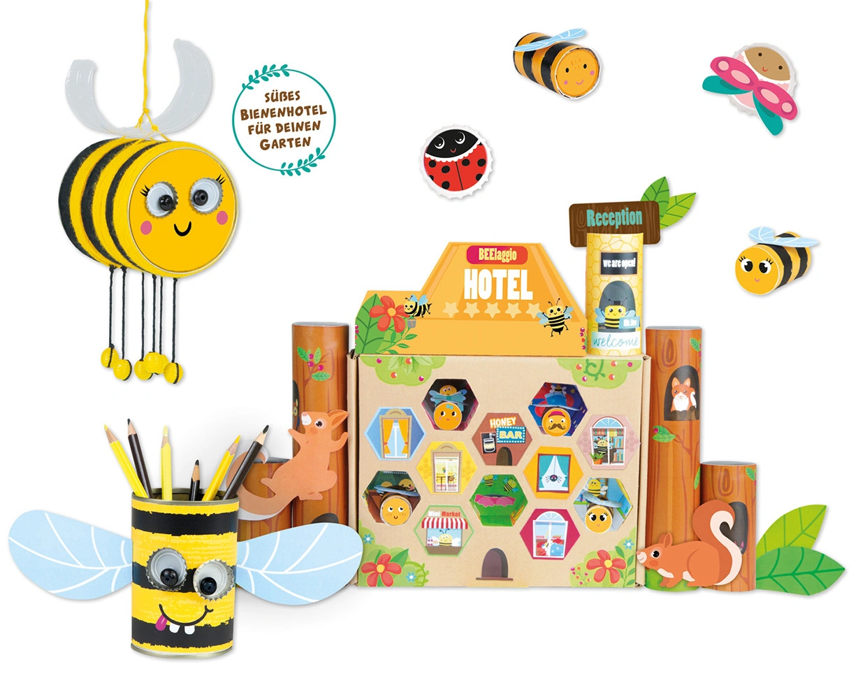 Bastelset ECO UPCYCLING - AIR BEE'N'BEE in bunt