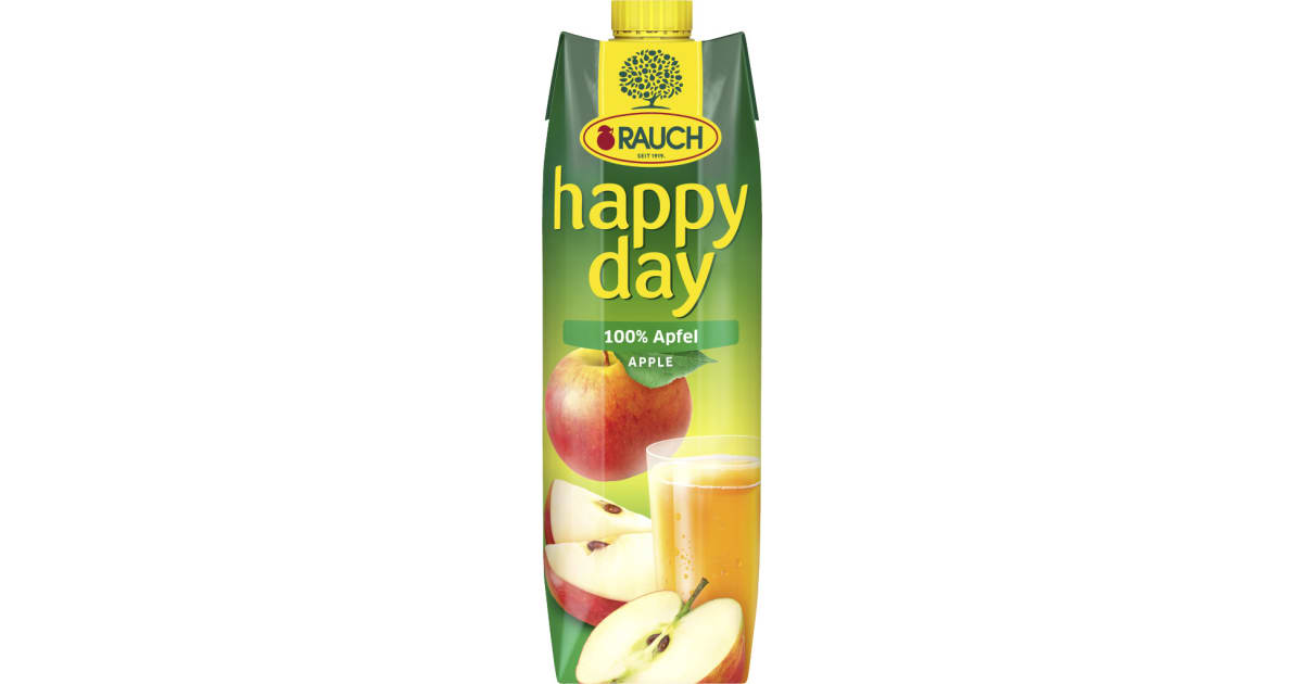 Rauch Happy Day Apfelsaft 1,0 Liter (Einweg)