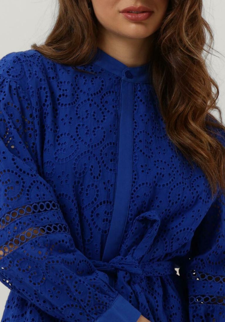 YDENCE blauwe ydence mini jurk dress kirsty