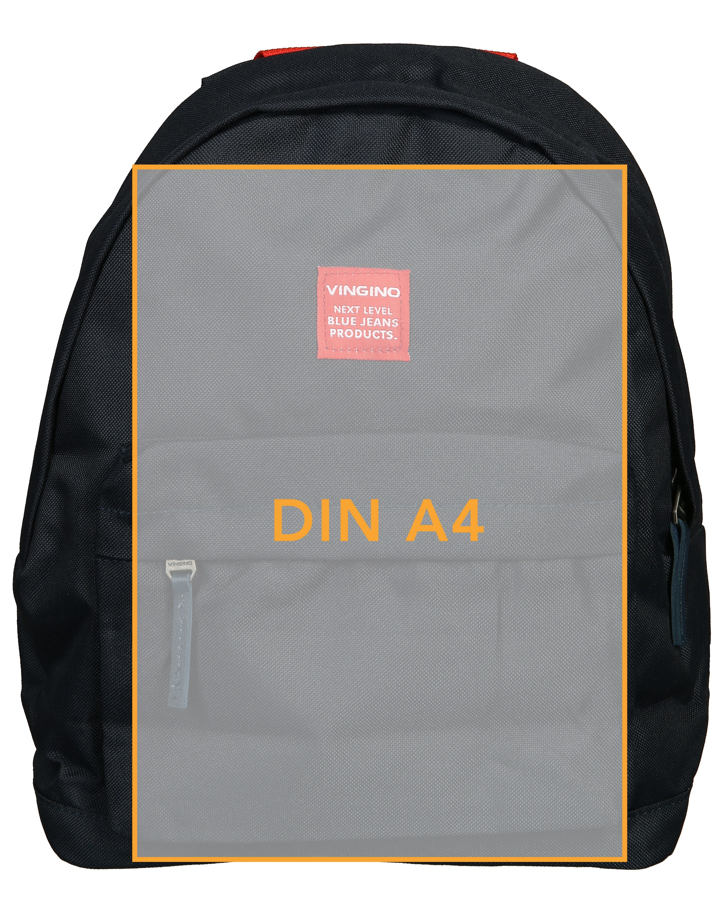Kinderrucksack SCHOOL in dark blue