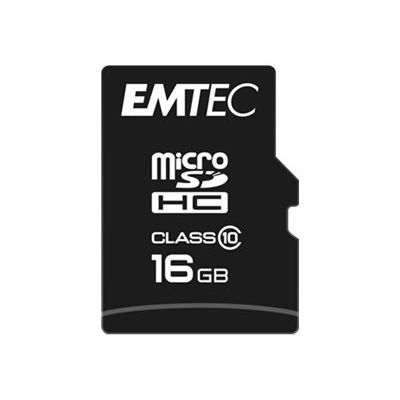 Emtec - carte mémoire 16 Go - Class 10 - micro SDHC