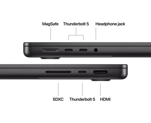 Apple 14-inch MacBook Pro - M4 Pro chip 12-core CPU   16-core GPU, 24GB RAM, 512GB SSD - Space Black