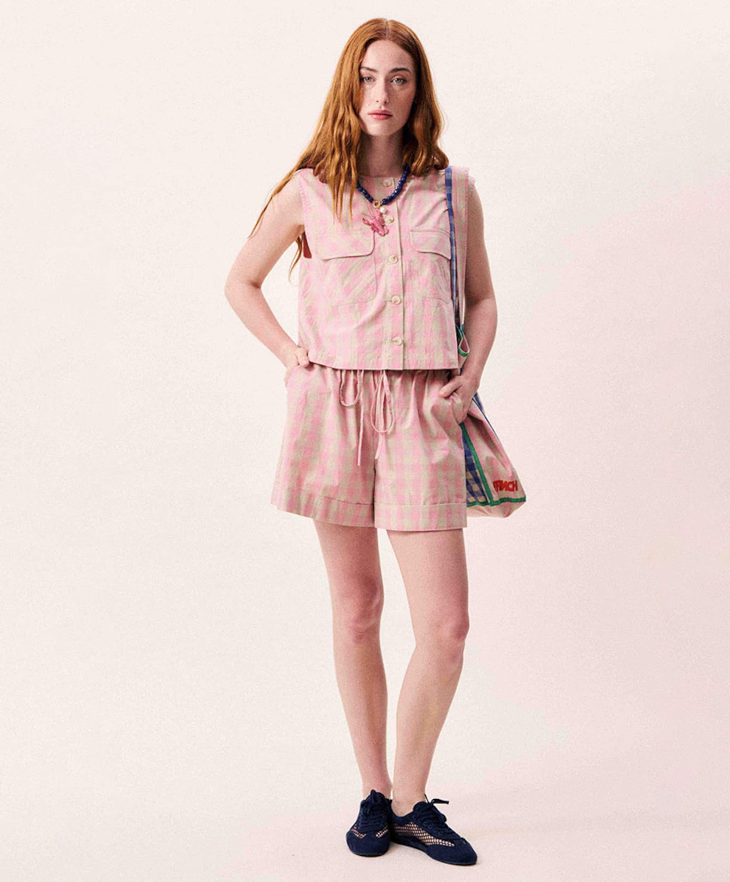 FRNCH Luminous dames korte broek roze