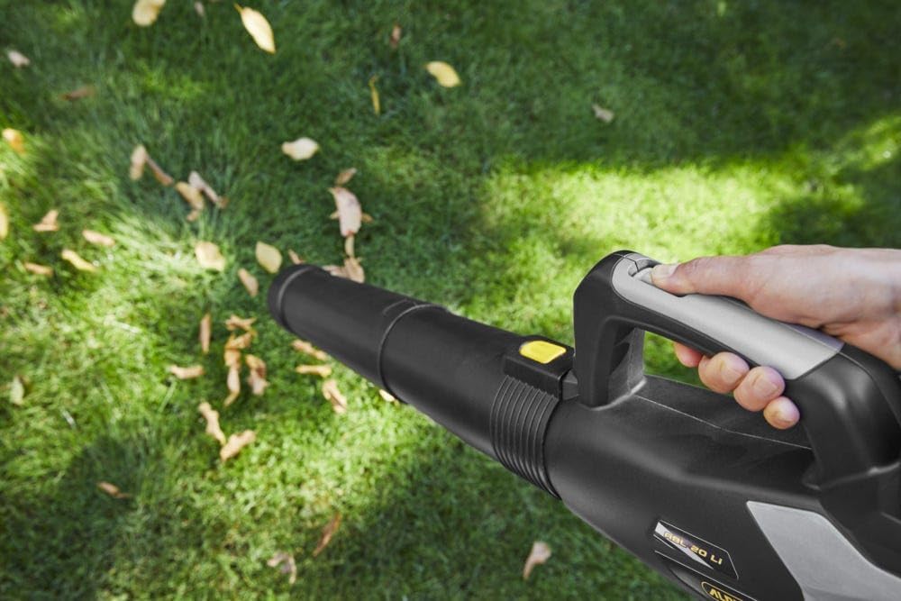 Alpina Akku-Laubbläser ABL 20 Li Kit, Für einen gepflegten Garten, 20 V (4 Ah) Akku, 280 W, Platzsparend abnehmbares Rohr, Inkl.Akku und Ladegerät.