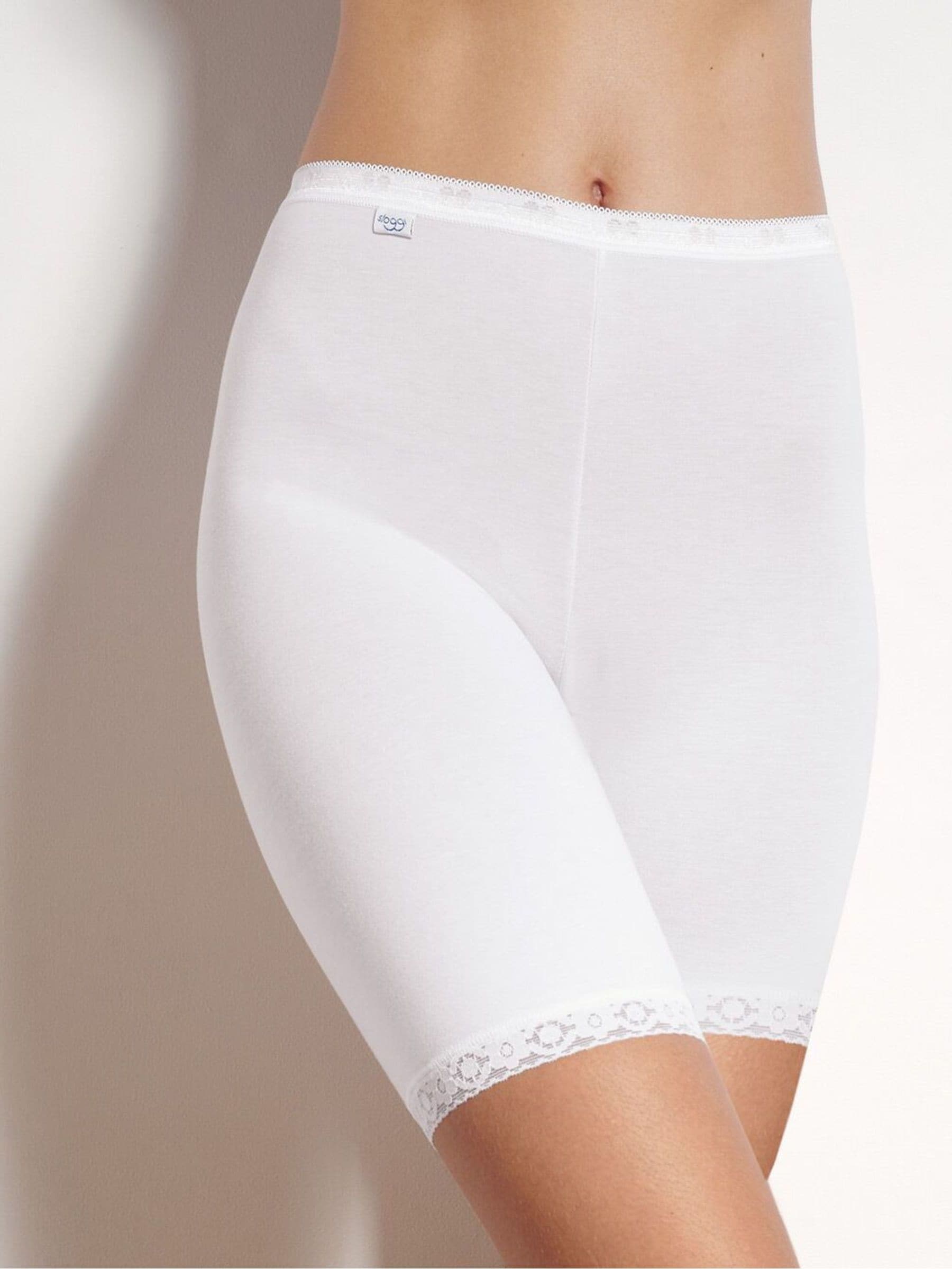 Wit - Sloggi Basic+ set van 2 lange shorts