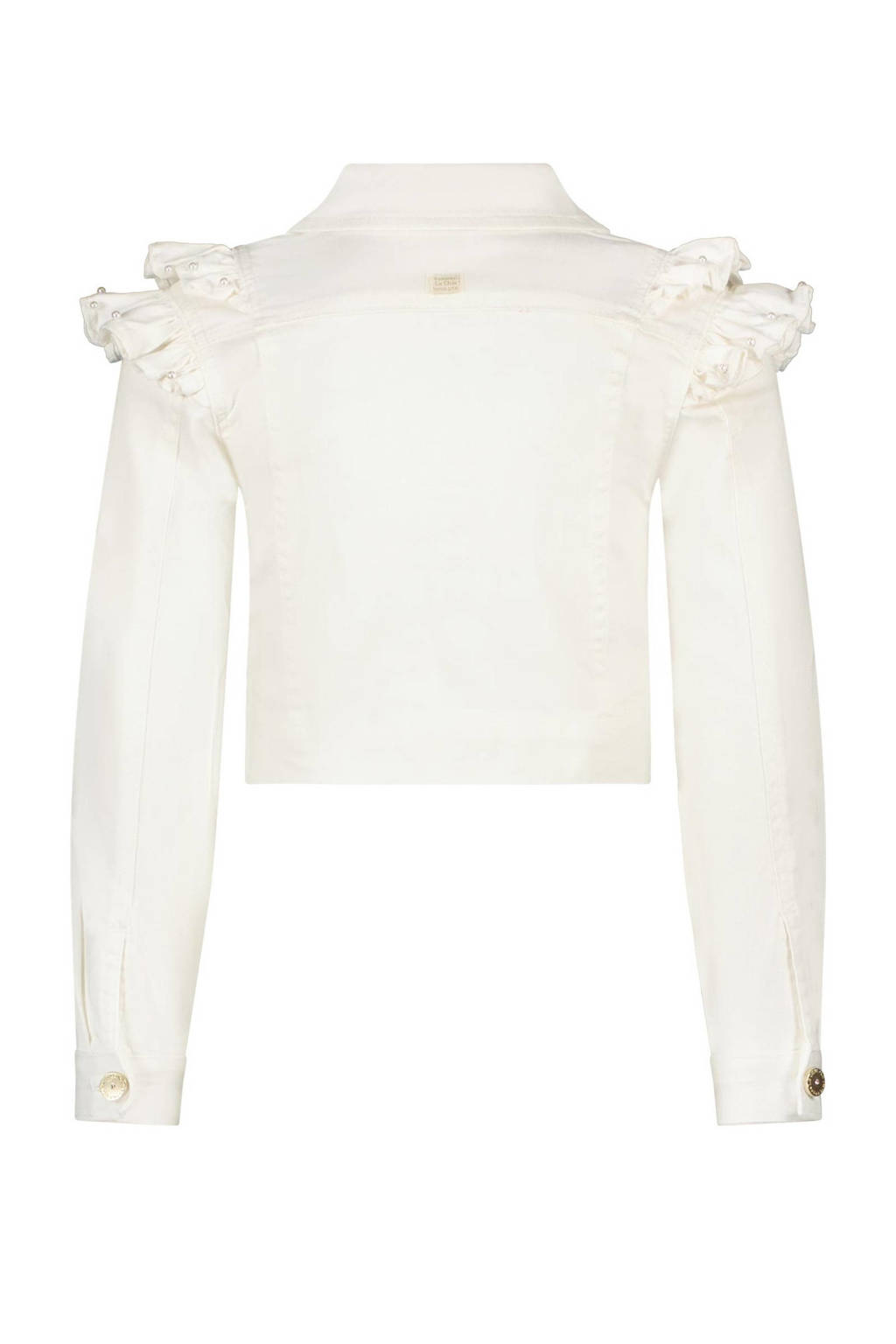 Le Chic zomerjas ALLY met ruches wit