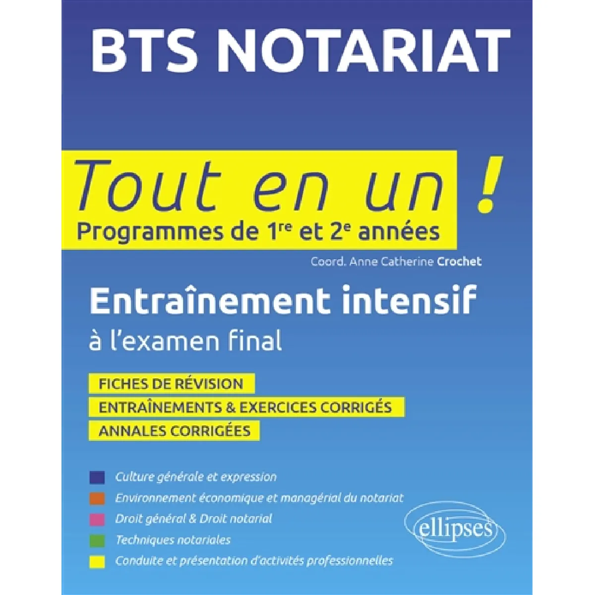 BTS notariat, programmes de 1re et 2e années : entraînement intensif à l'examen final · Occasion