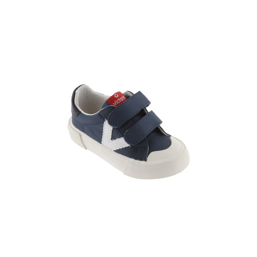 Tênis Victoria Tribu em nylon com logo contrastante e fechamento duplo em velcro.