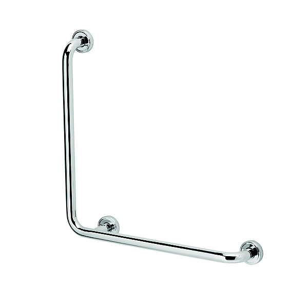 Barre de relèvement angle 90°/gauche biska - 45 x 65 cm - inox aisi 304