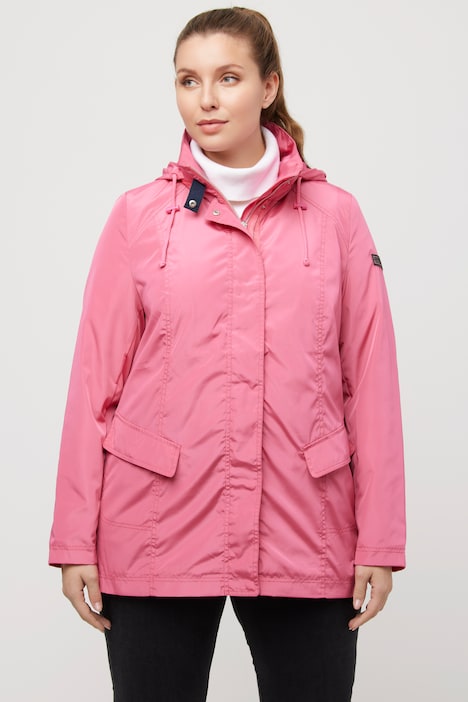 HYPRAR Funktionsjacke, Stehkragen, Kapuze, 2-Wege-Zipper