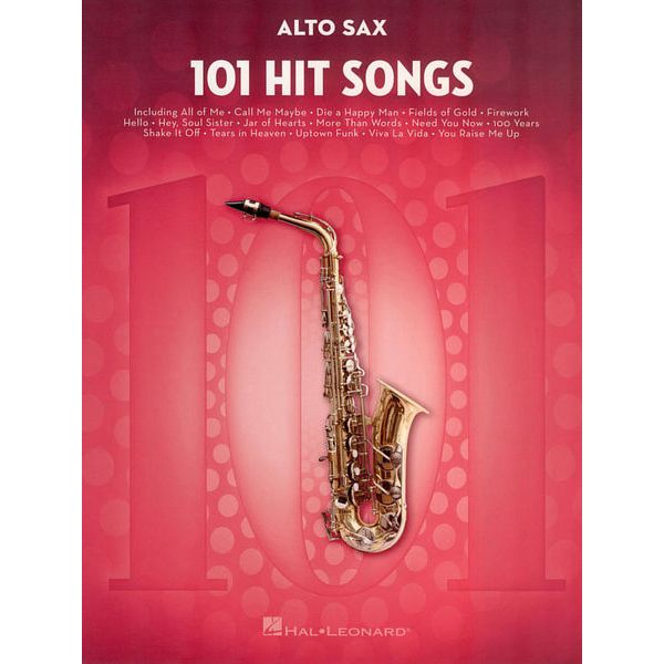 Hal Leonard 101 Hit Songs For Alt Saxophon