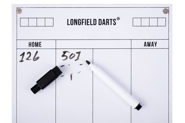 Longfield Dartskrev, Skap Og 2 Dartsett