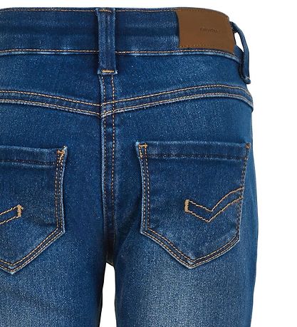 Minymo Bukser - Stretch Slim Fit - Blå Denim