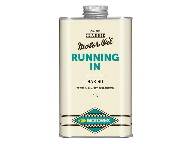 Motorex Motorenöl 4-Takt RUNNING IN SAE 30, 1 l 4-Takt-Motorenöl für klassische Fahrzeuge, 1 Liter