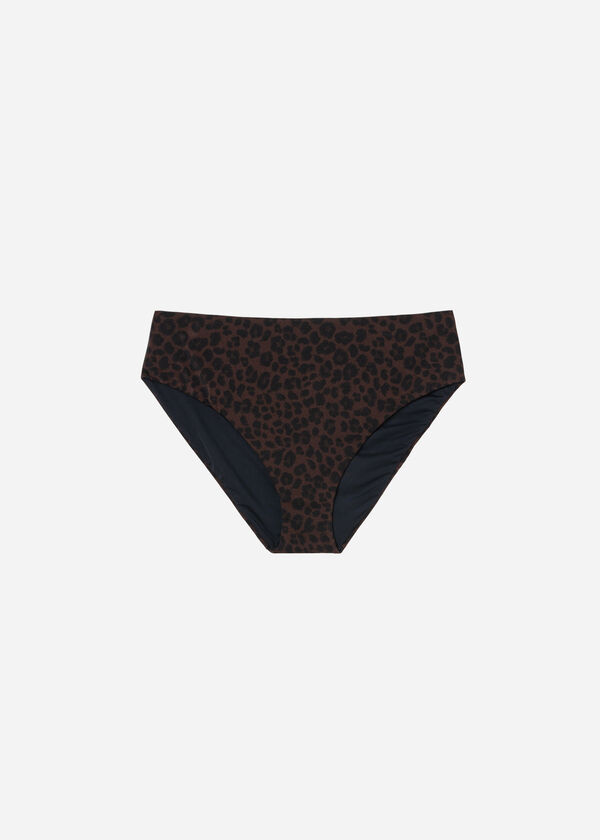 Calcinha de biquíni de cintura alta modeladora Caimanera