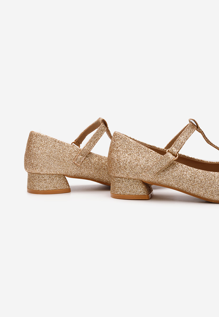Chaussures pour filles dorées Binky V1