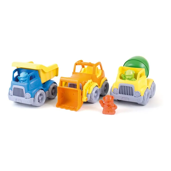 Green Toys Camions de construction - Set de 3