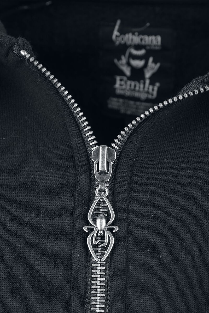 Gothicana x Emily The Strange - Veste à Capuche | Gothicana by EMP Sweat-shirt à capuche