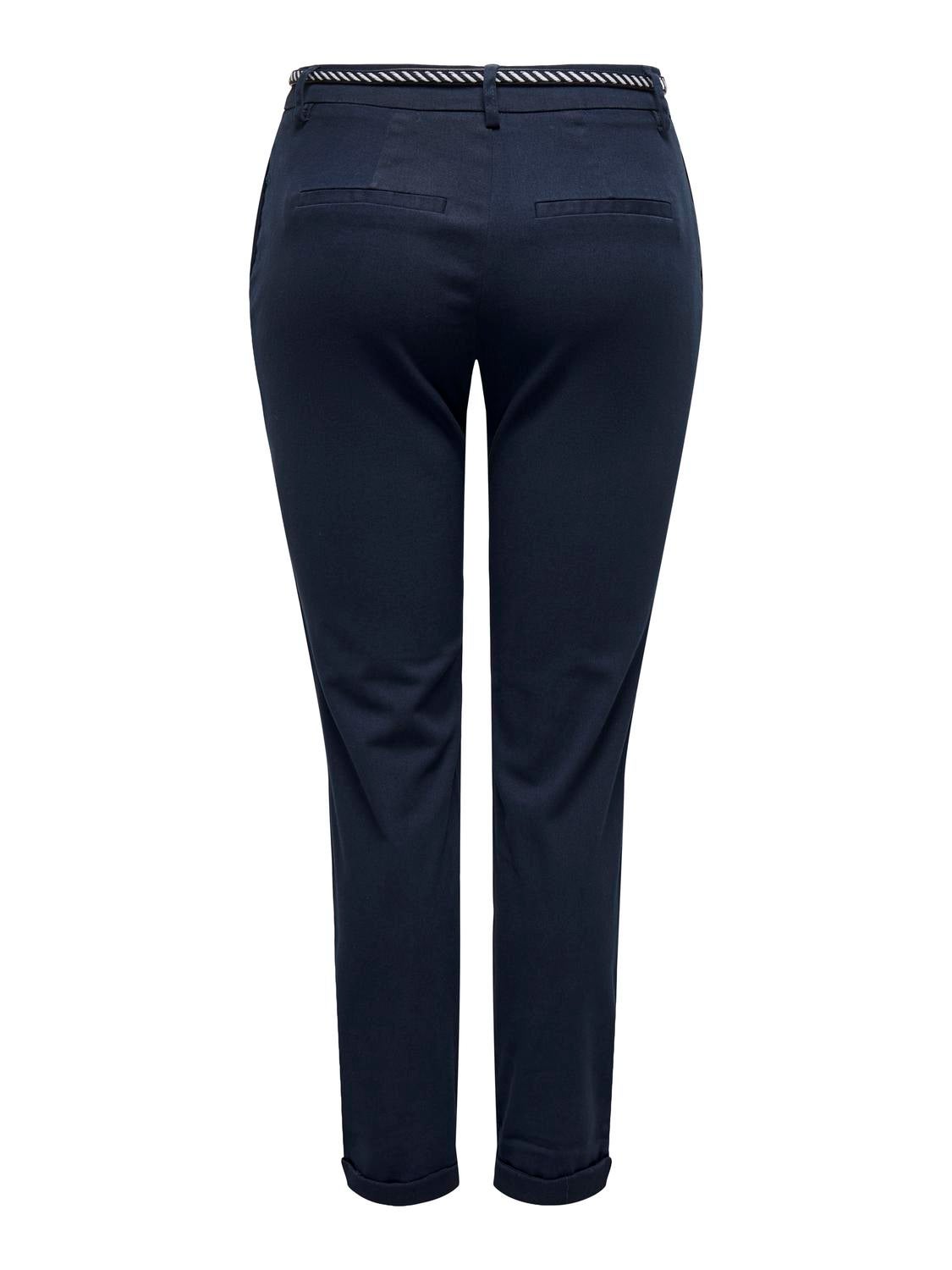 ONLBIANA-MAREE Mittlere Taille Slim Fit Chino Hose Total Eclipse