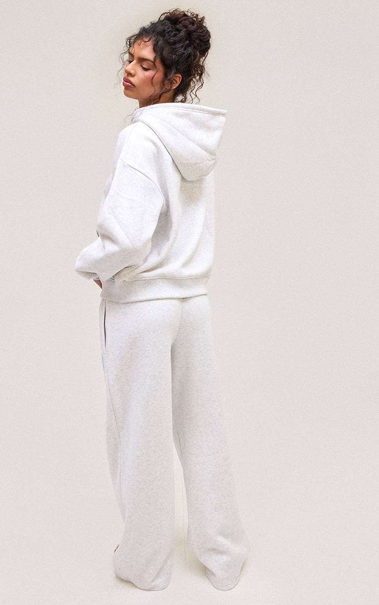 Gris Cendré Jogging Jambes Larges Imprimé 88