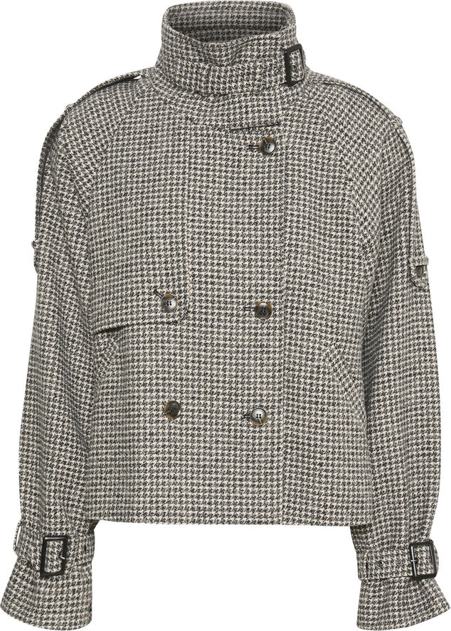 Gestuz AvicGZ jacket Black/white houndstooth