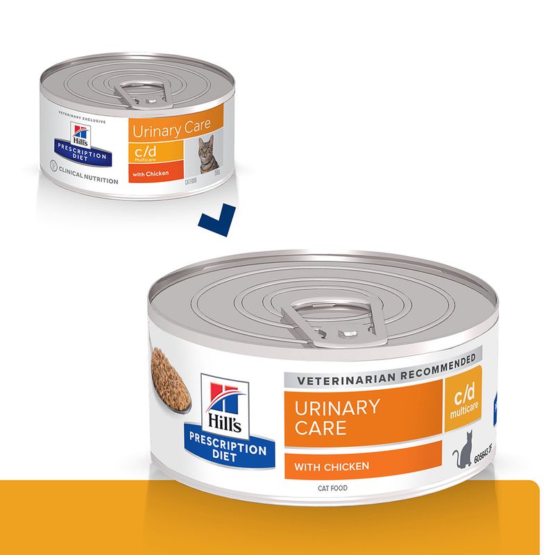 Hill's Prescription Diet c/d Urinary Care Multicare, poulet à prix discount sur bitiba.fr