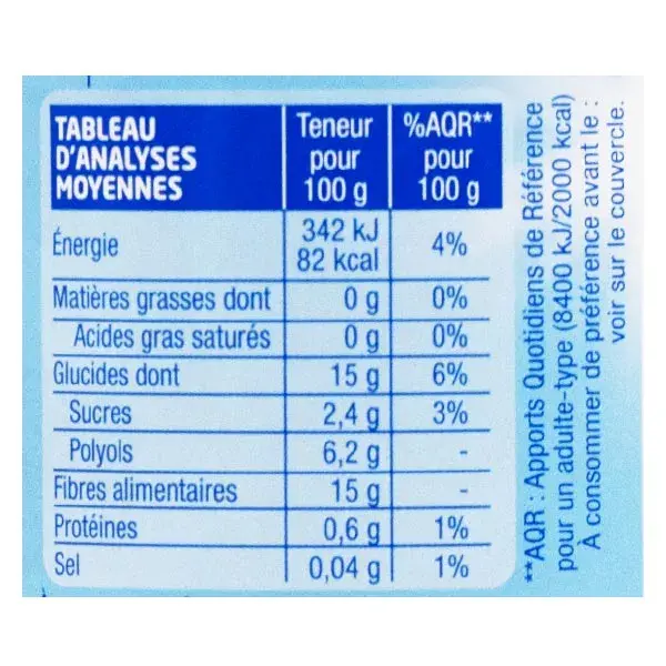 Gerblé Sans Sucres Ajoutés Confiture Framboise 320g