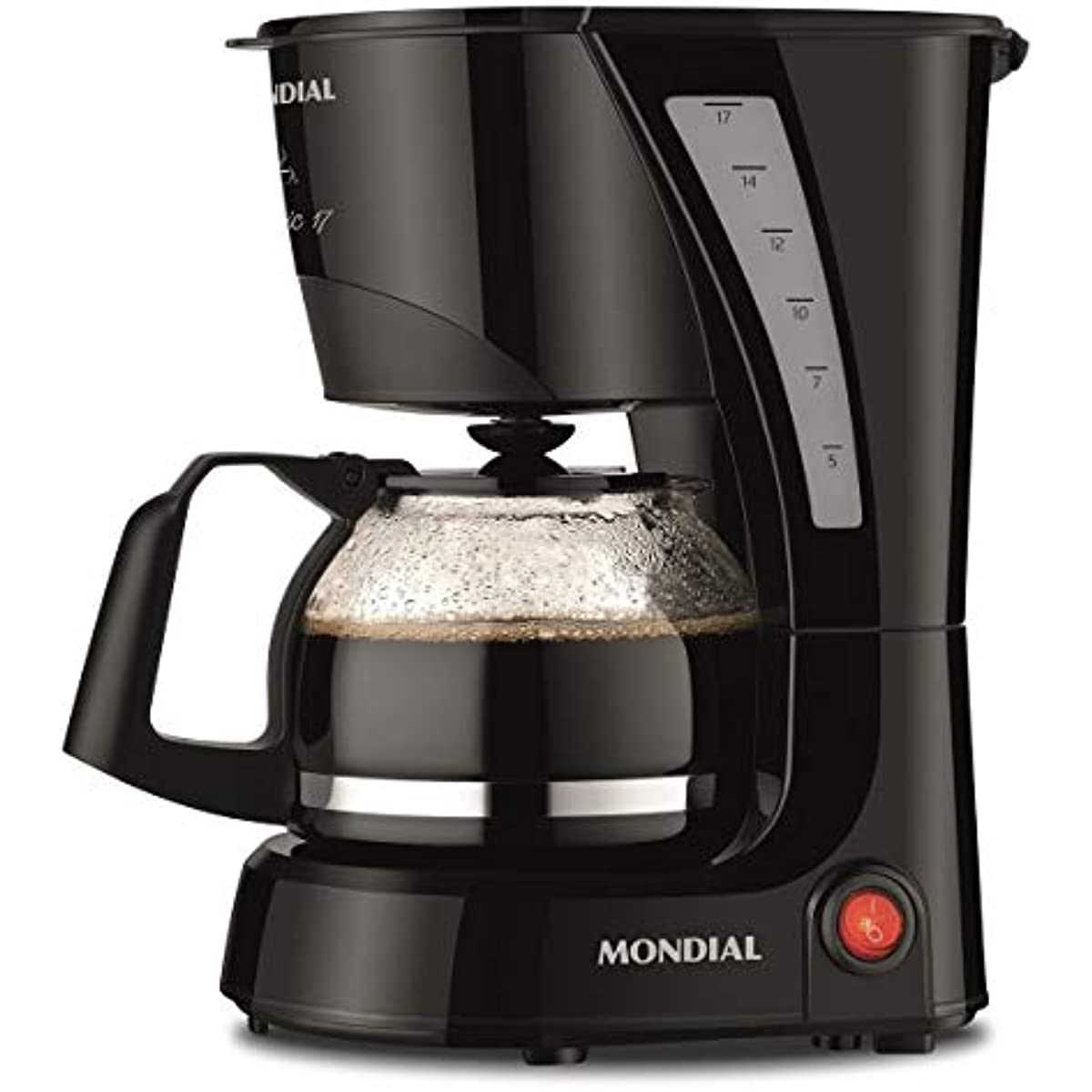 Cafeteira El&eacute;trica Mondial Pratic 17 NC-25 CAFETEIRA-127V-PRETO