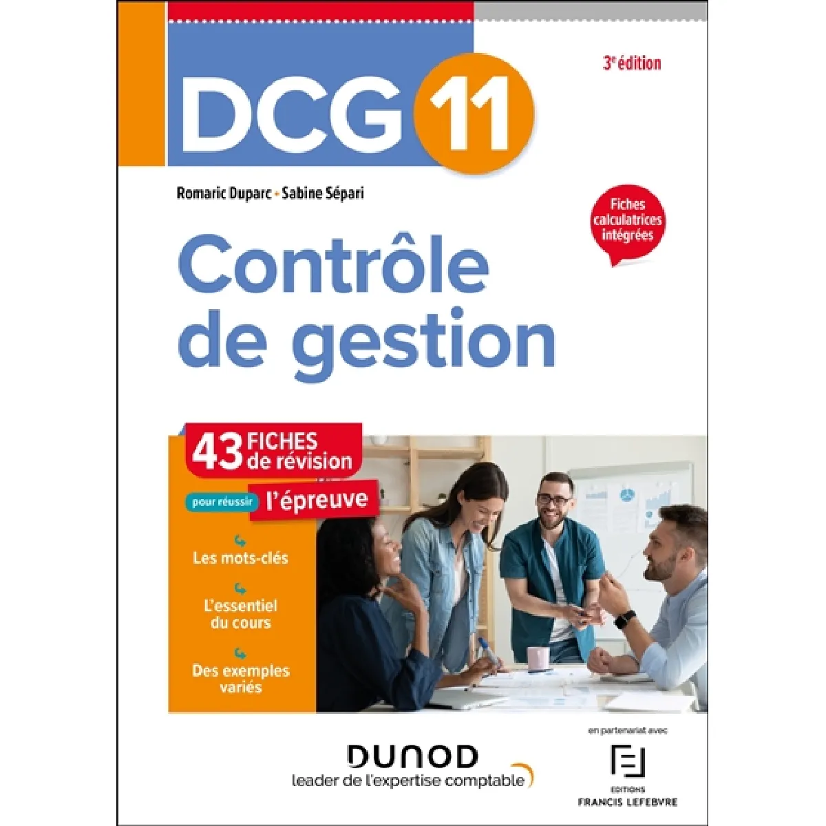 DCG 11, contrôle de gestion : 43 fiches de révision pour réussir l'épreuve