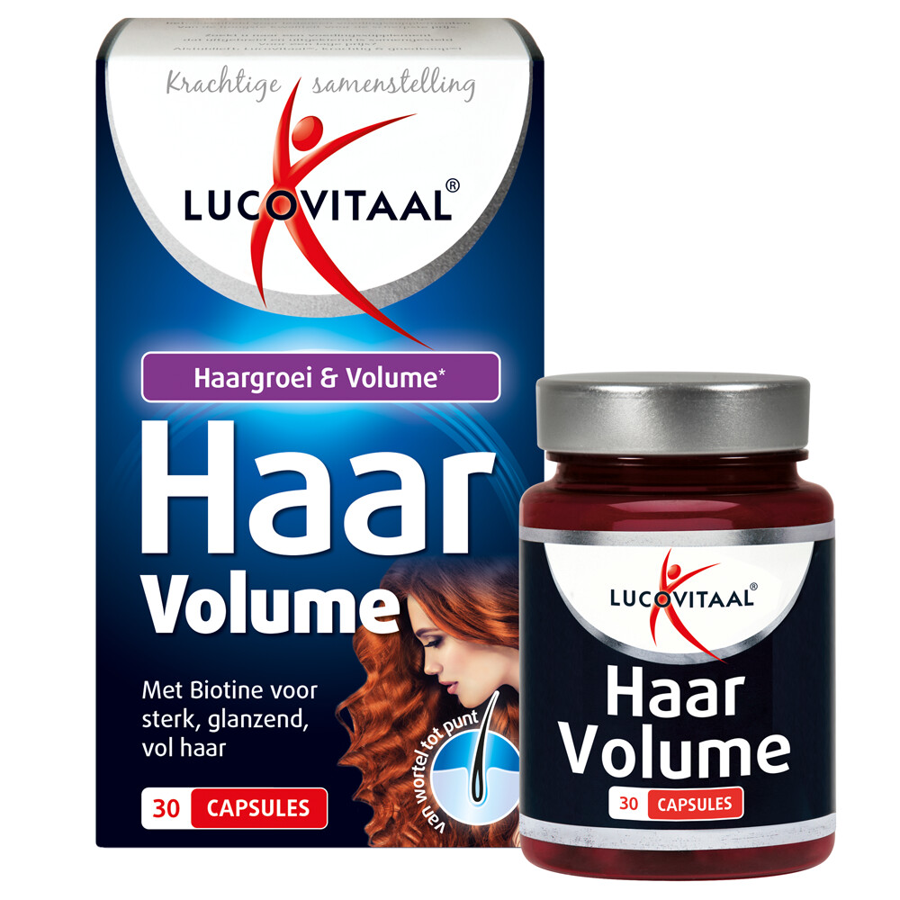 2x Lucovitaal Haar Groei & Volume30 capsules