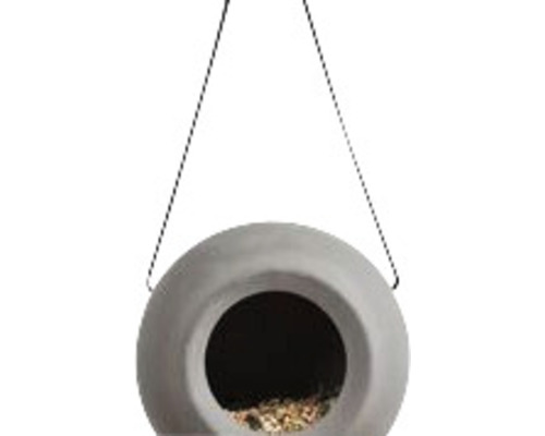 Karlie Singing Friend Lisa keramische voerbak voor huisdieren, ø 14 cm, grijs