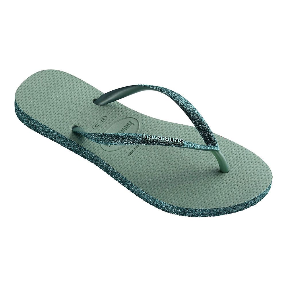 Havaianas SLIM SPARKLE II - Tongs Femme clay