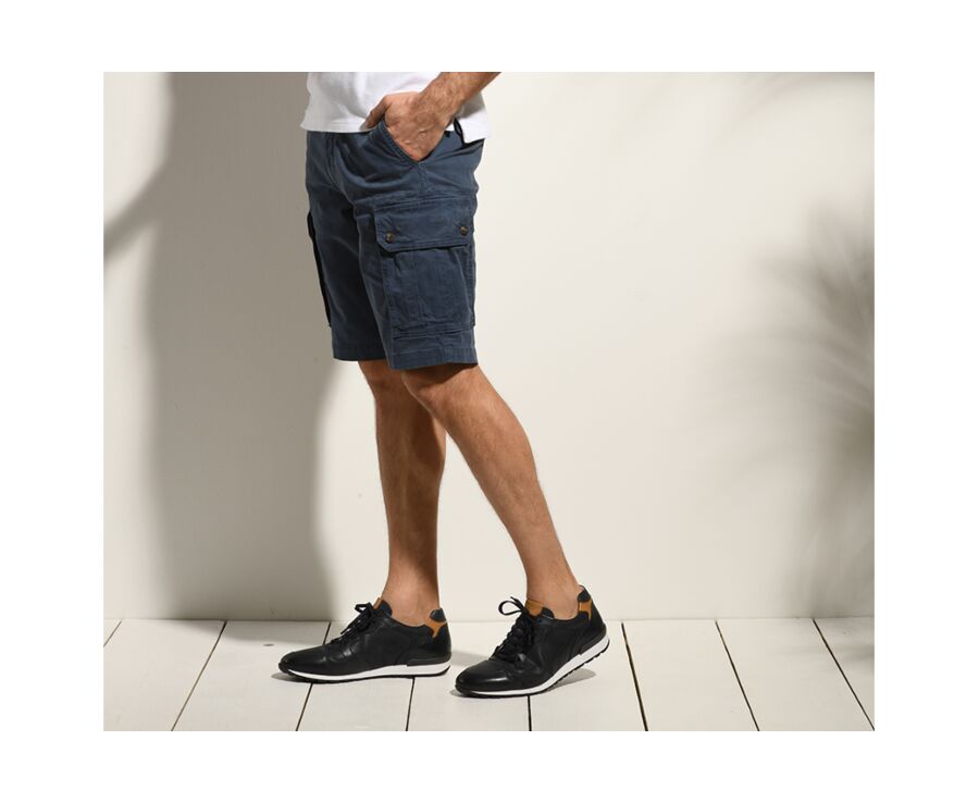 Bermuda cargo homme Bleu Nordique - CORBEN