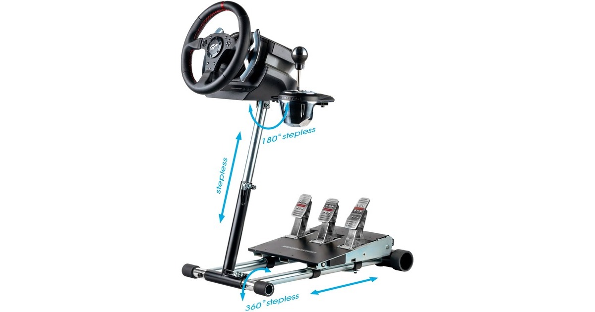 Wheel Stand ProDeluxe V2 Thrustmaster T500RS houder  (Zwart, Voor Thrustmaster T500RS)