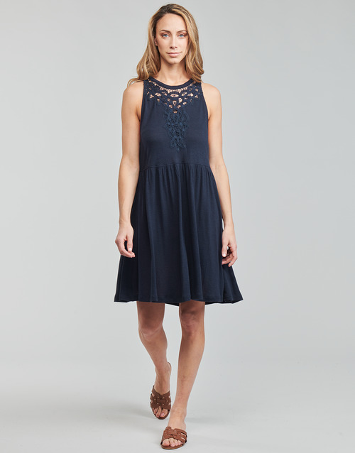 Superdry - VINTAGE LACE RACER DRESS - Eclipse Navy