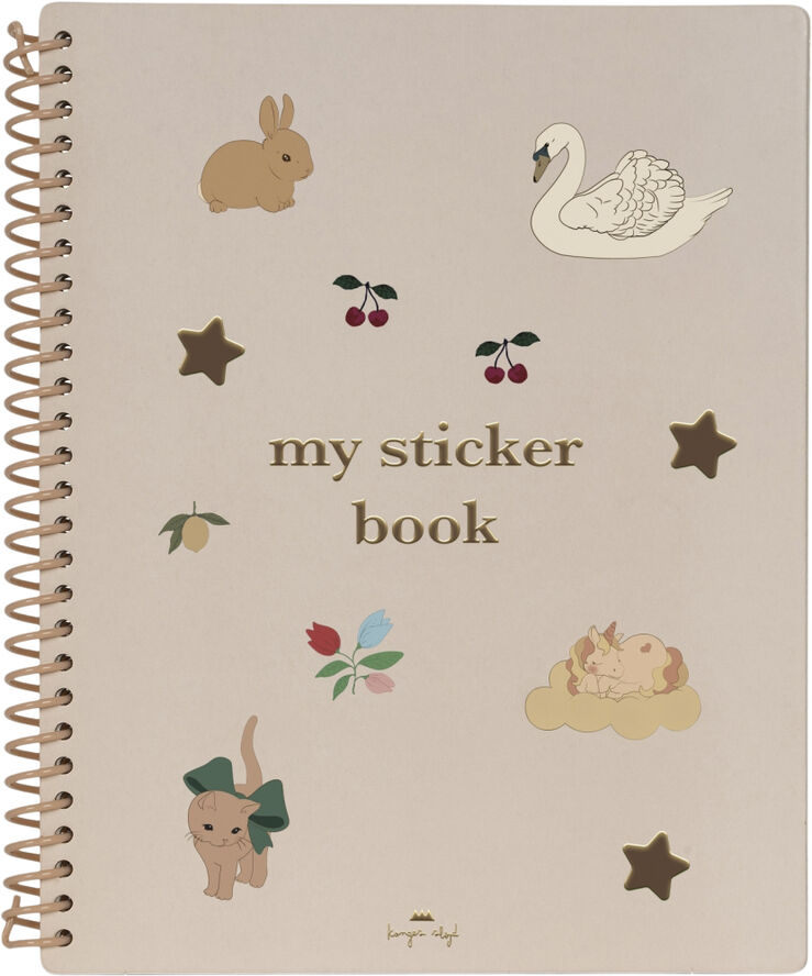 Konges Sløjd MY STICKER BOOK Blush