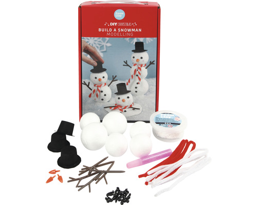Sneeuwpop knutselset 1 set