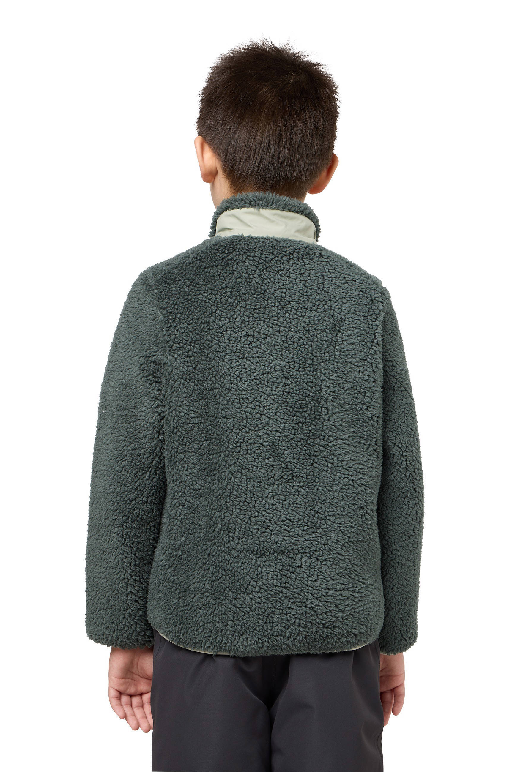 Jack Wolfskin fleece jack Ice Curl grijsgroen