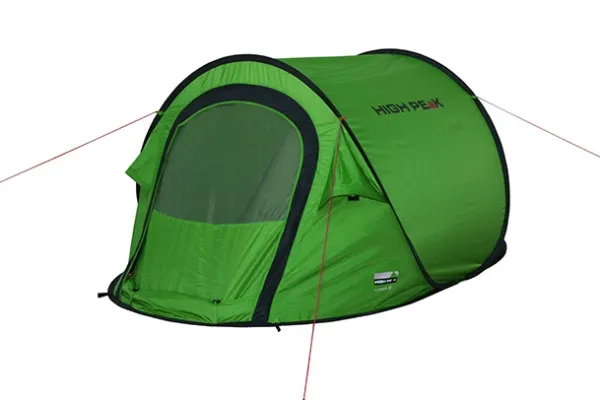 High Peak Vision 2, Camping, Tunneltelt, 1,86 kg, Grøn