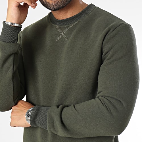Sweat Crewneck 0452 Vert Kaki