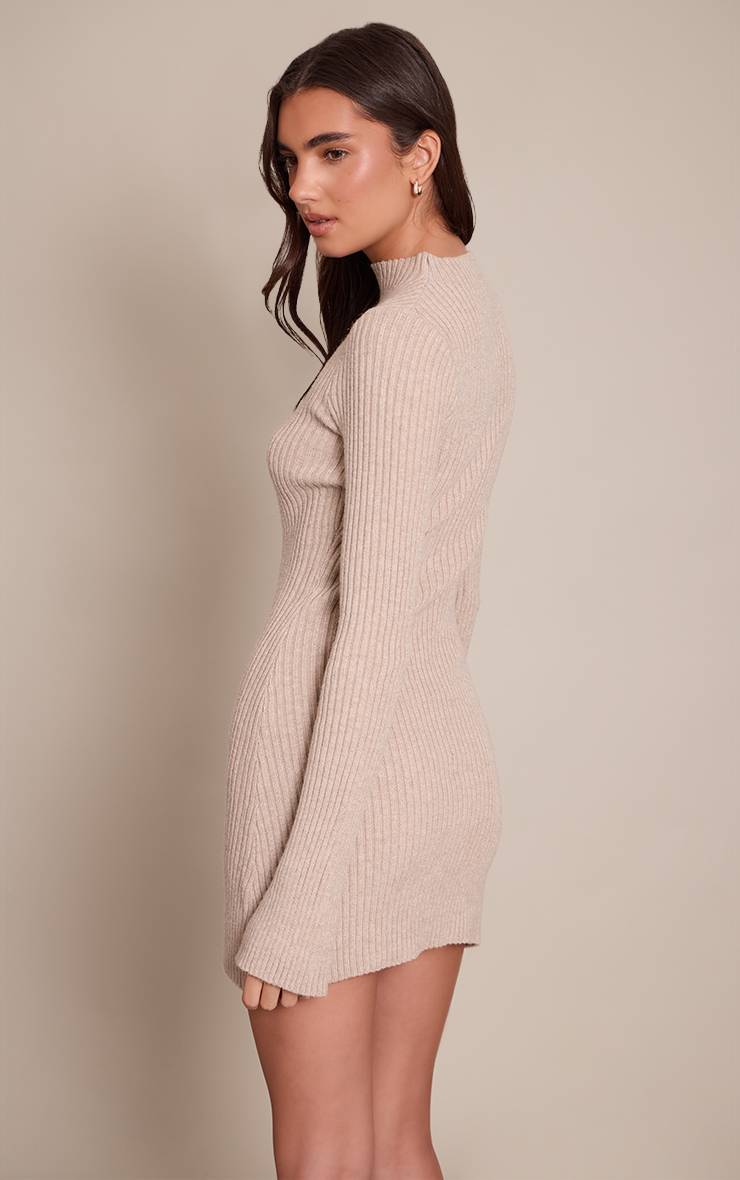 Avoine Robe En Maille Côtelée