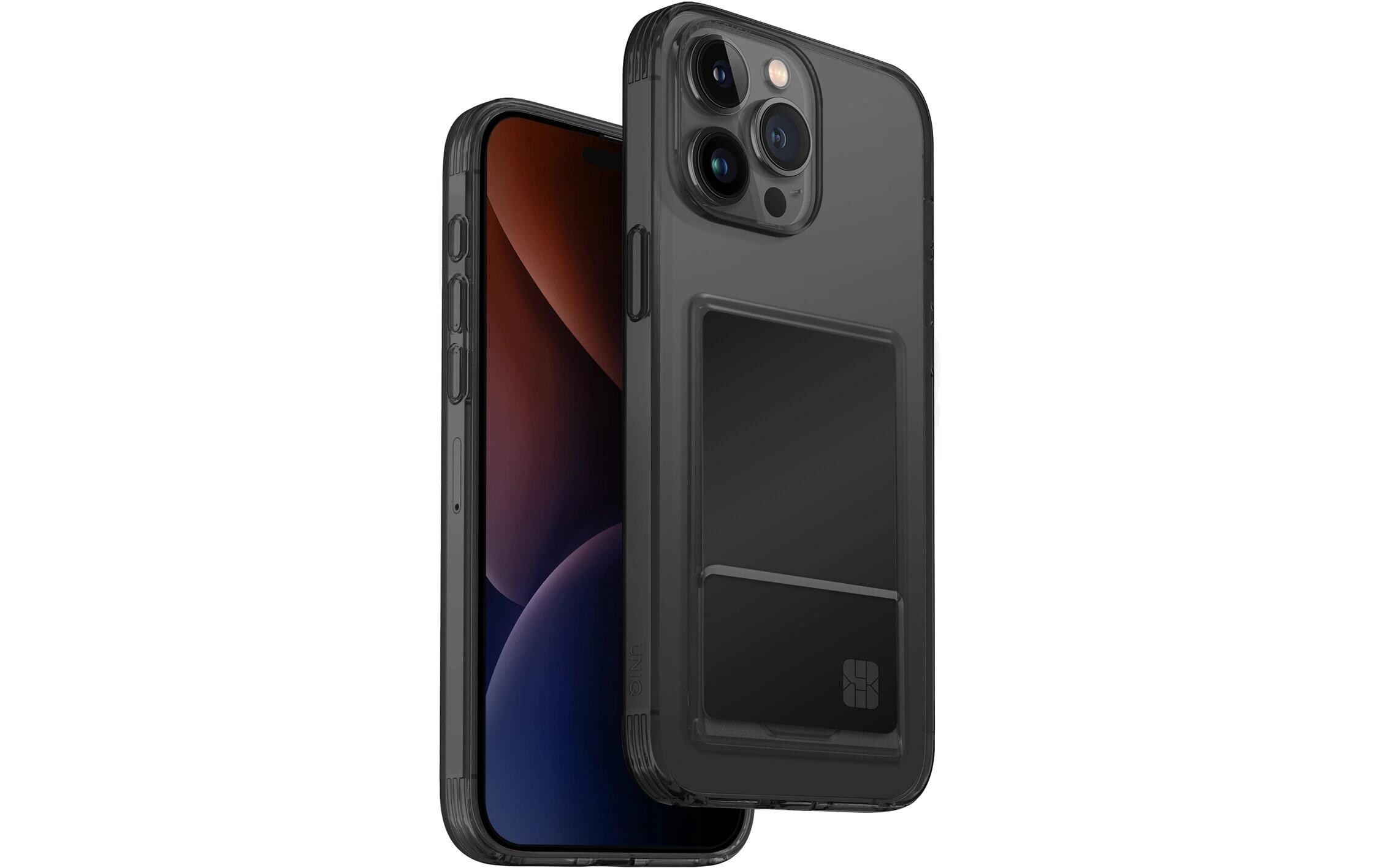 Back Cover Air Fender Hybrid iPhone 15 Pro Case GrauSchutzhülle für das Apple iPhone 15 Pro